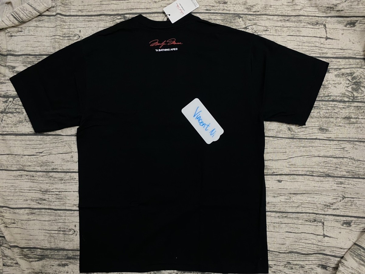 BAPE X MARILYN MONROE BIG APE HEAD TEE | eBay