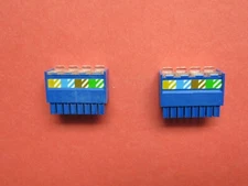 (2) DMC1QCS Blue Press-On Connectors for DMC1 Intercom M&S