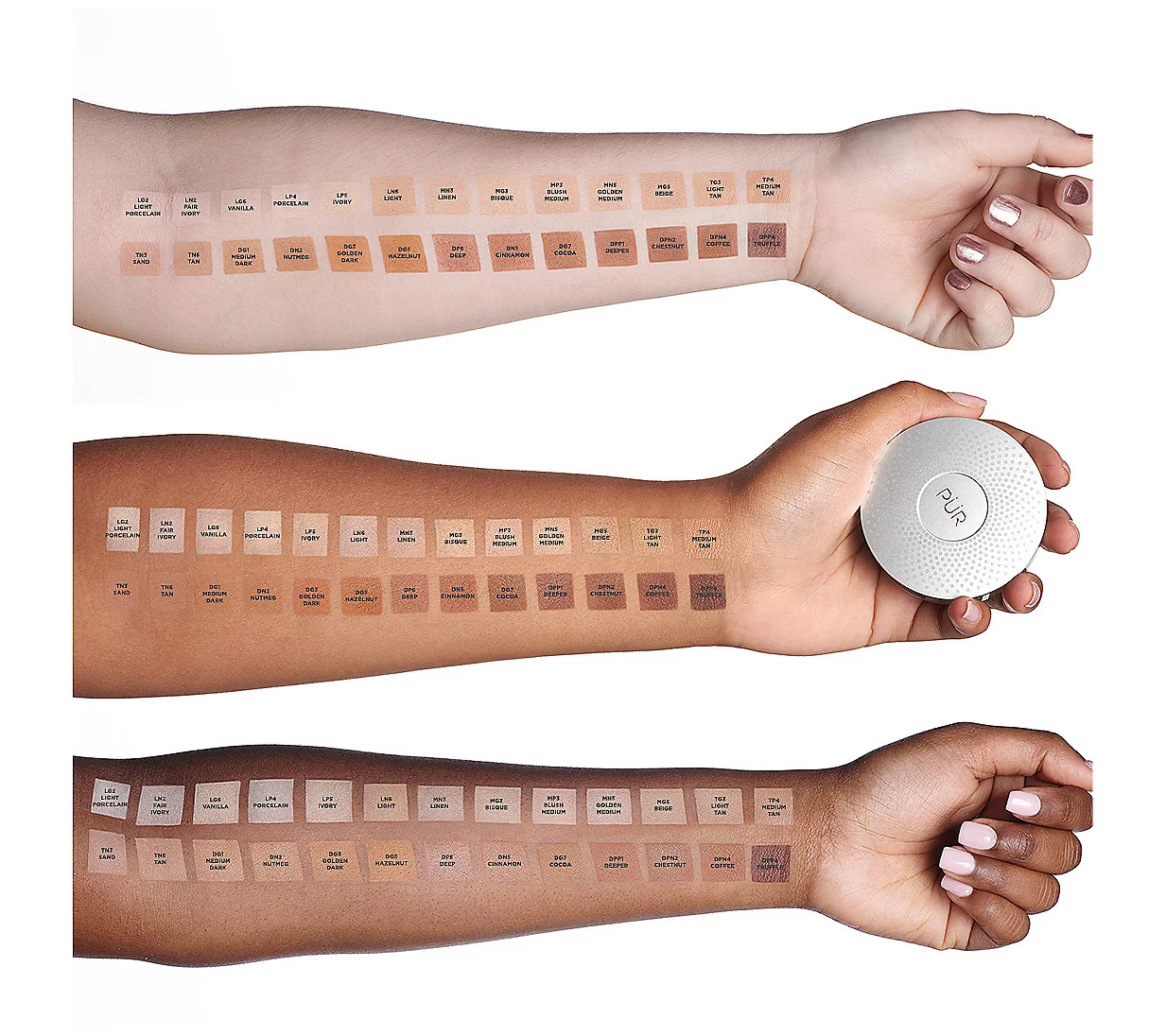 PUR 4 In 1 Pressed Mineral Makeup SPF 15 Powder Foundation ~ Ivory ~  02/2026