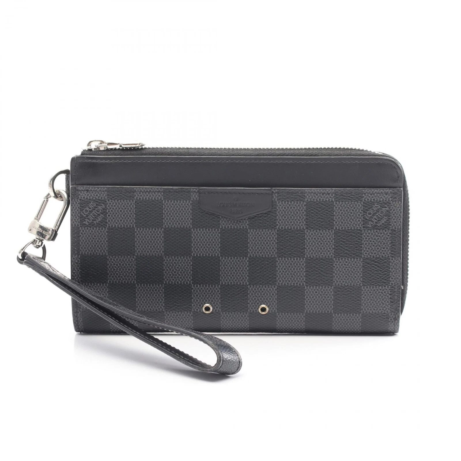 LOUIS VUITTON（LV） Portafoglio LOUIS VUITTON Zippy dragonne a forma di L N60379 Damier grafite nero
