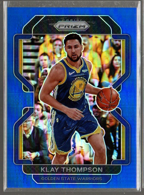 2021-22 Panini Prizm Prizms Blue #92 Klay Thompson /199