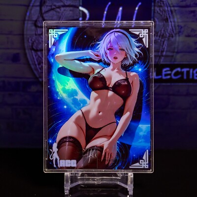 2B Waifu Trading Card ACG-AVL Goddess Holo Foil 009 NieR: Automata Anime Art