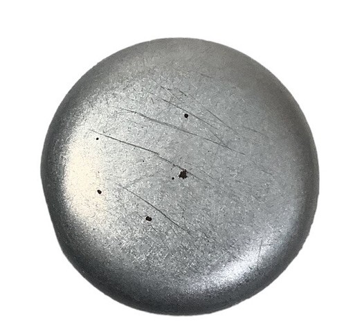 Antica scatola portapillole compatta polvere francese ottone smalto blu con perle semi 3" dia - Foto 5 di 6