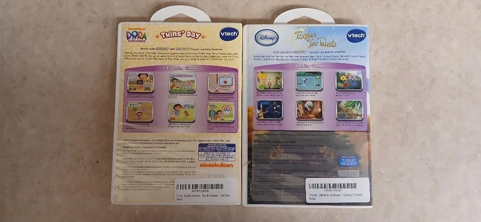Lot of 2- vtech- Mobigo- Dora the Explorer- Disney fairies- Explore Your Talents - Image 2 of 2