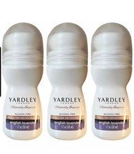 3-Pack New Yardley London Deodorant Roll On Anti Perspirant English Lavender 50