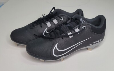 Nike Hyperdiamond 4 Pro Metal Softball Cleats BLACK | WHITE SZ 11