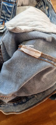 Veste Jean Femme Etam Taille 40 Avec Paillettes - état Impeccable, Style Casual