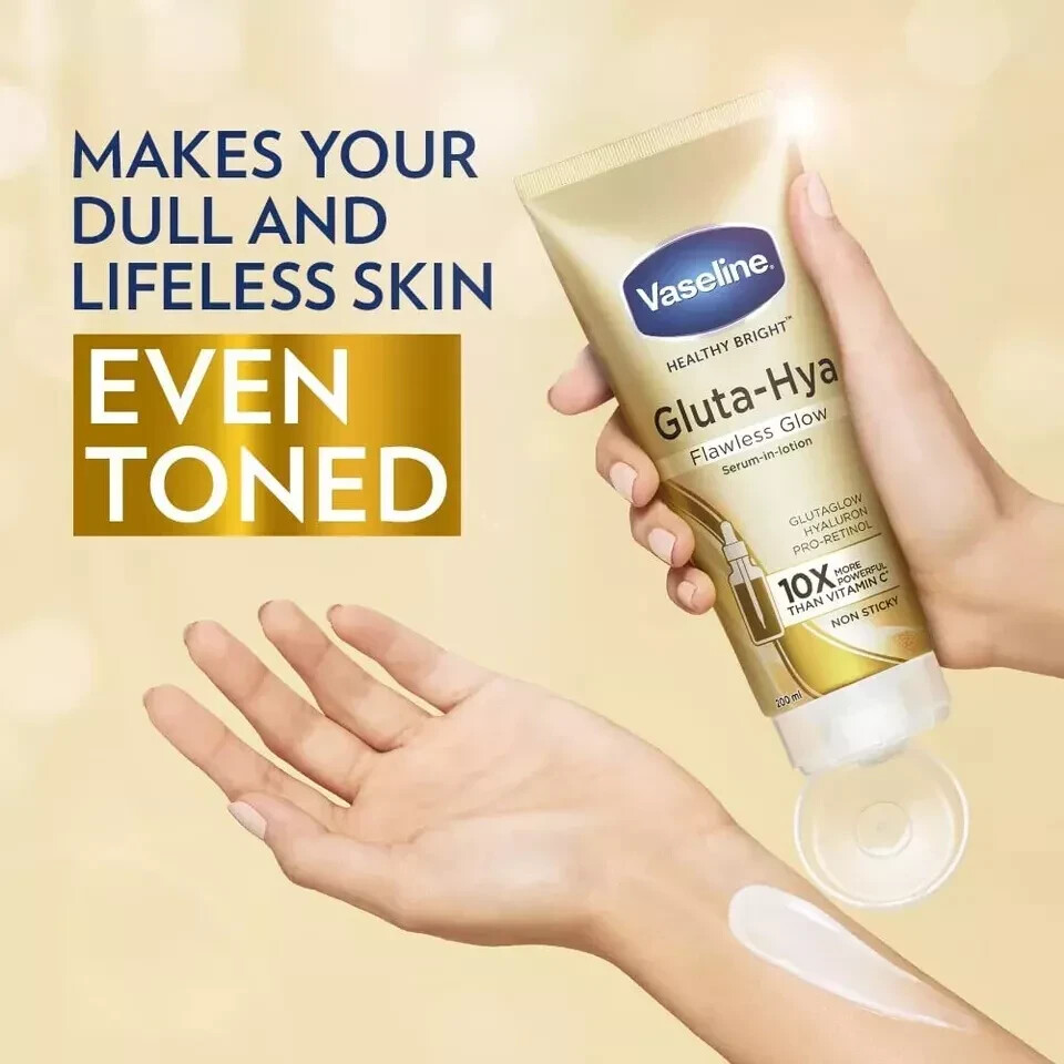 Vaseline Gluta Hya Glow Combo Pack of 2, 400ml | eBay