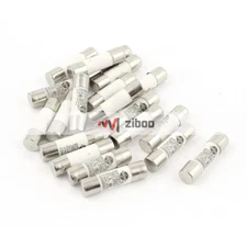 20 Pcs RO15 ( RT18 RT14 ) Ceramic Cylindrical TubeFuse20Amp 380 Volts 10x38mm✦Kd