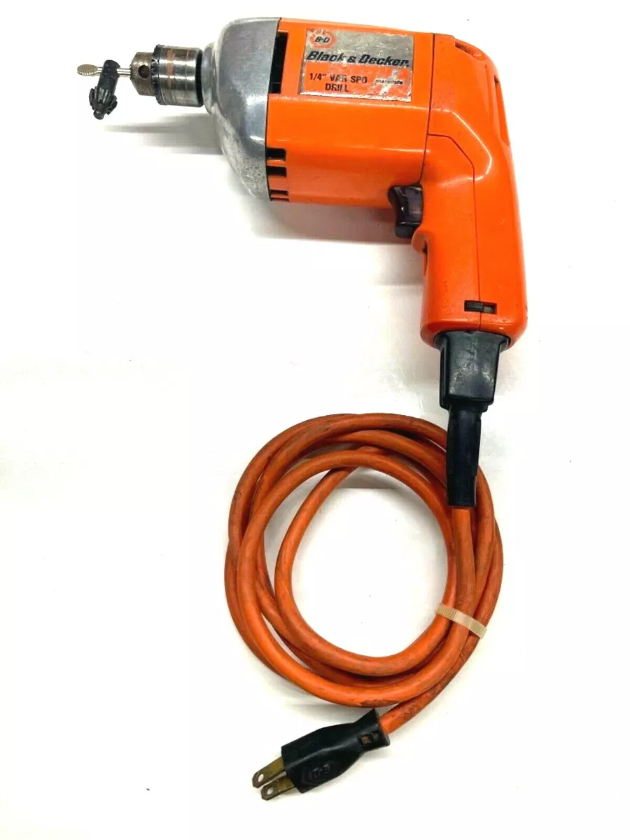 The Most Popular Corded Drill in History, Black & Decker 1980's Home  Utility 