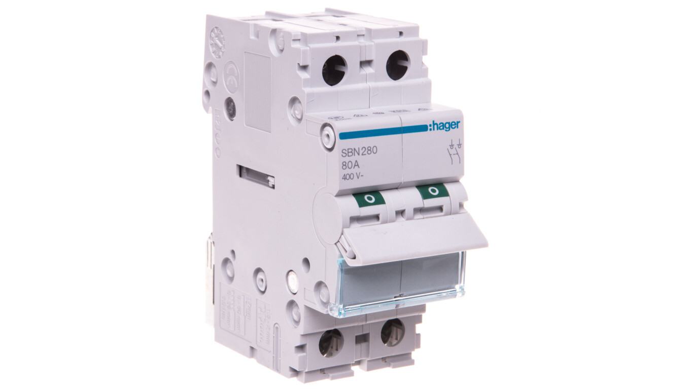 Modular switch disconnector 80A 2P SBN280 /T2UK