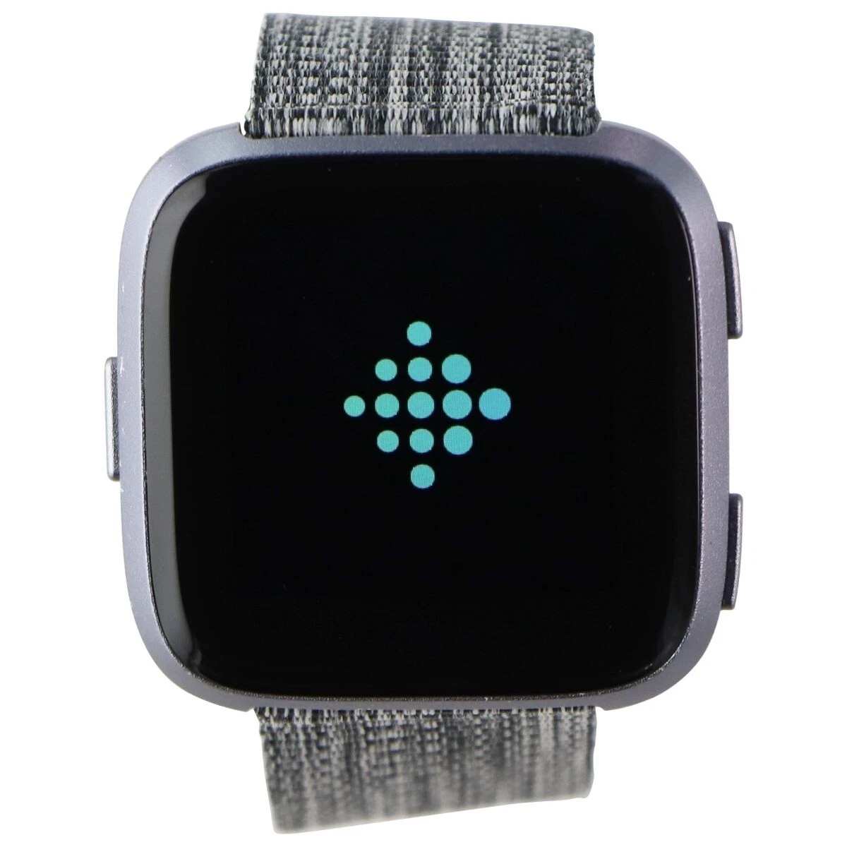 Renewed Fitbit Versa Special Edition Smart Watch - Charcoal / Woven Band