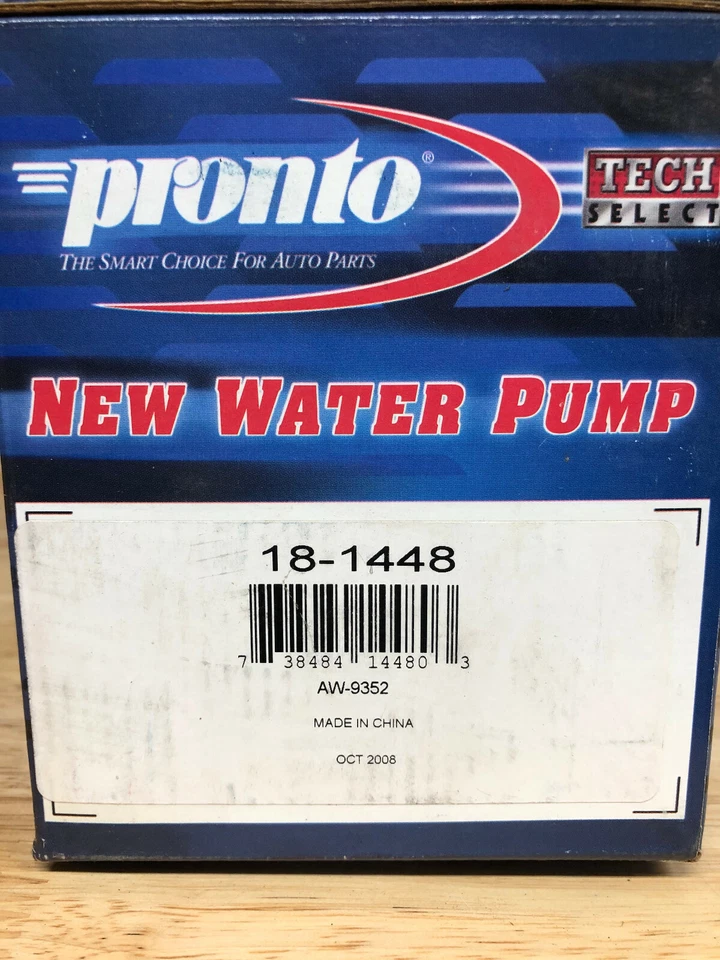 96 97 98 99 00 本田思域 1.6L Pronto 发动机水泵 18-1448  — 第 2/2 张图片