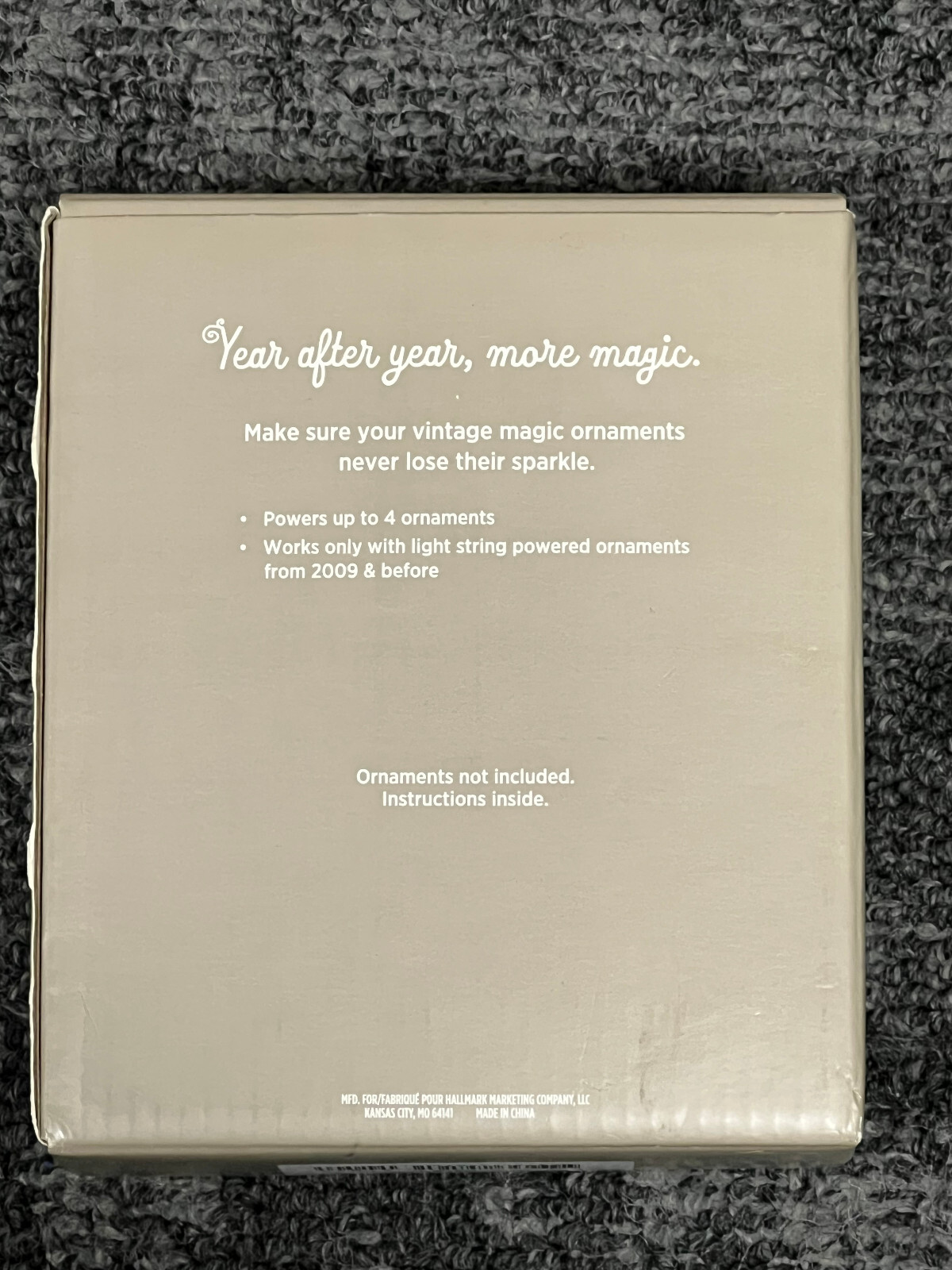 Hallmark Keepsake Legacy Cord Powers Vintage Magic Ornaments From 2009