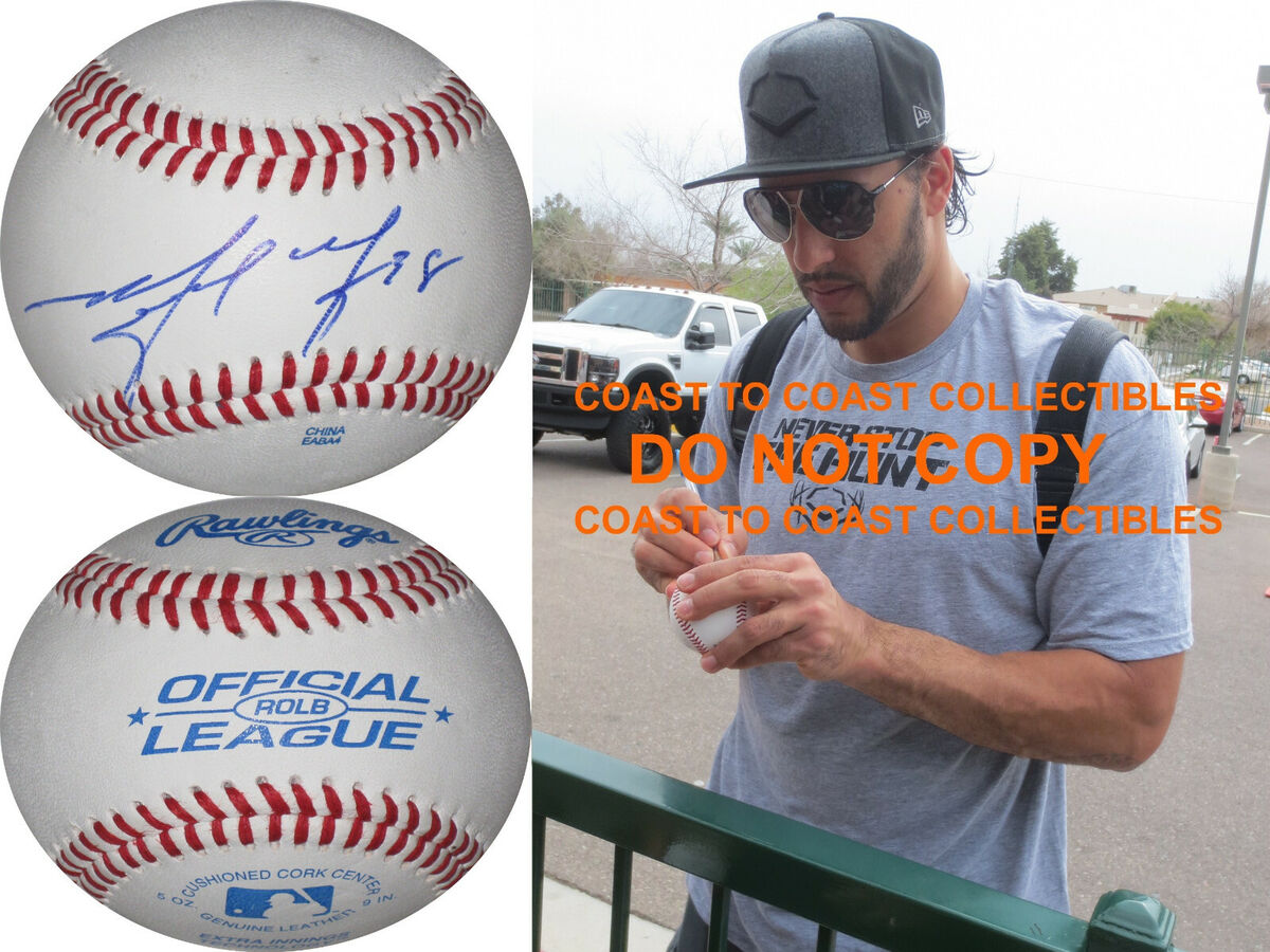 Michael Morse San Francisco Giants Mariners signed autographed baseball proof Michael Morse San Francisco Giants Mariners signed autographed baseball proof