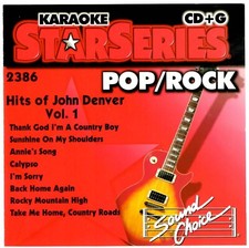 SOUND CHOICE STAR KARAOKE cdg CD G - SCx2386 - HARD TO FIND - 8 8 JOHN DENVER