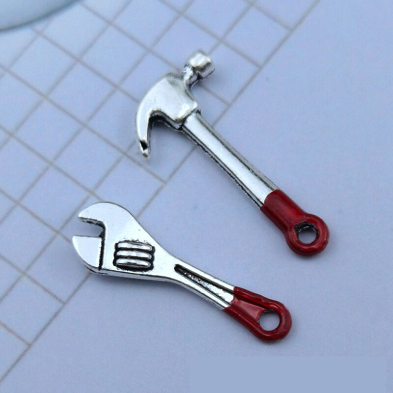 2pcs Dollhouse Accessories Miniature Model Simulation Repair Tools Kids