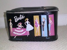 Vintage Barbie - Black Train Case