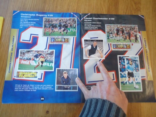 Panini Album 1998 World Cup 98 Victory France French Football - Picture 15 of 23