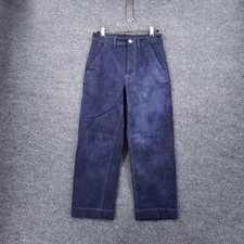 Everlane Jeans Womens 2 Blue Crop Straight Regular Fit Mid Rise Zip Fly Stretch