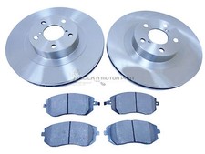 per SUBARU FORESTER 2.0 X XT 2002-2005 ANTERIORE 2 DISCHI FRENO E PASTIGLIE CONTROLLARE MISURA