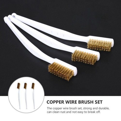 3 Pcs Nozzle Cleaning Brush Rust Removal for 3D Printer Accessories - Afbeelding 7 van 12