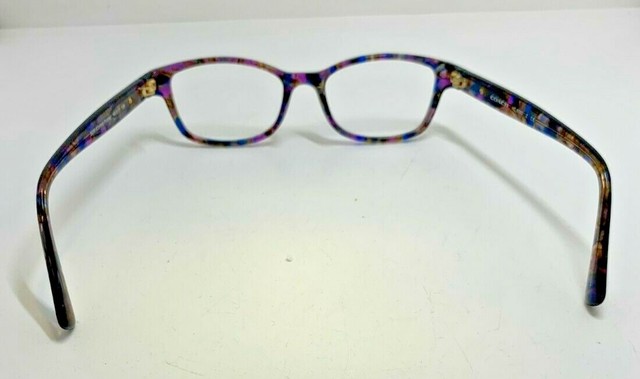 coach confetti purple glasses