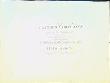 Six Grandes Variations Pour la Guitarre 1812 Sheet Music LE Volbeding