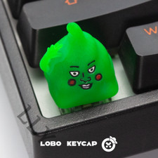 Mob Psycho 100 Resin Keycap Stereoscopic Keyboard Cap Craft Dimple Spoof Gift
