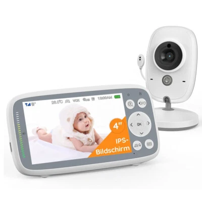IEGEEK Boifun Babyphone mit Kamera 4 Zoll Video Baby Monitor mit VOX Modus Nachtsicht