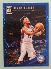 2018-19 Panini Donruss Optic JIMMY BUTLER #115 Blue Velocity Prizm Miami Heat 