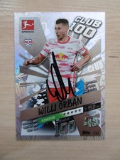 Willi Orban autograph signed TC Topps Bundesliga "RB Leipzig 21/22" Club 100
