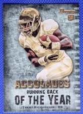 2012 Bowman TRENT RICHARDSON RC #BAC-TR Accolades Cleveland Browns