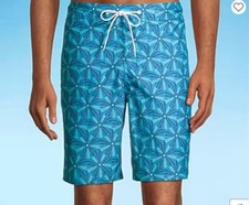 St John  s Bay Men  s Printed Board Short With 9  Inseam Size S