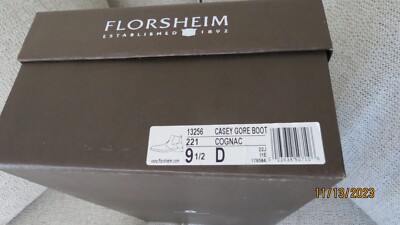 Florsheim Casey Gore Chukka Boots Cognac Brown Mens size 9.5  display picture 2