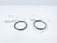 LOT OF 2 UNUSED KEYENCE FU-77 FIBER OPTIC SENSORS