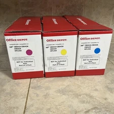 Compatible HP  Yellow Blue Magenta Laser Toner Cartridges