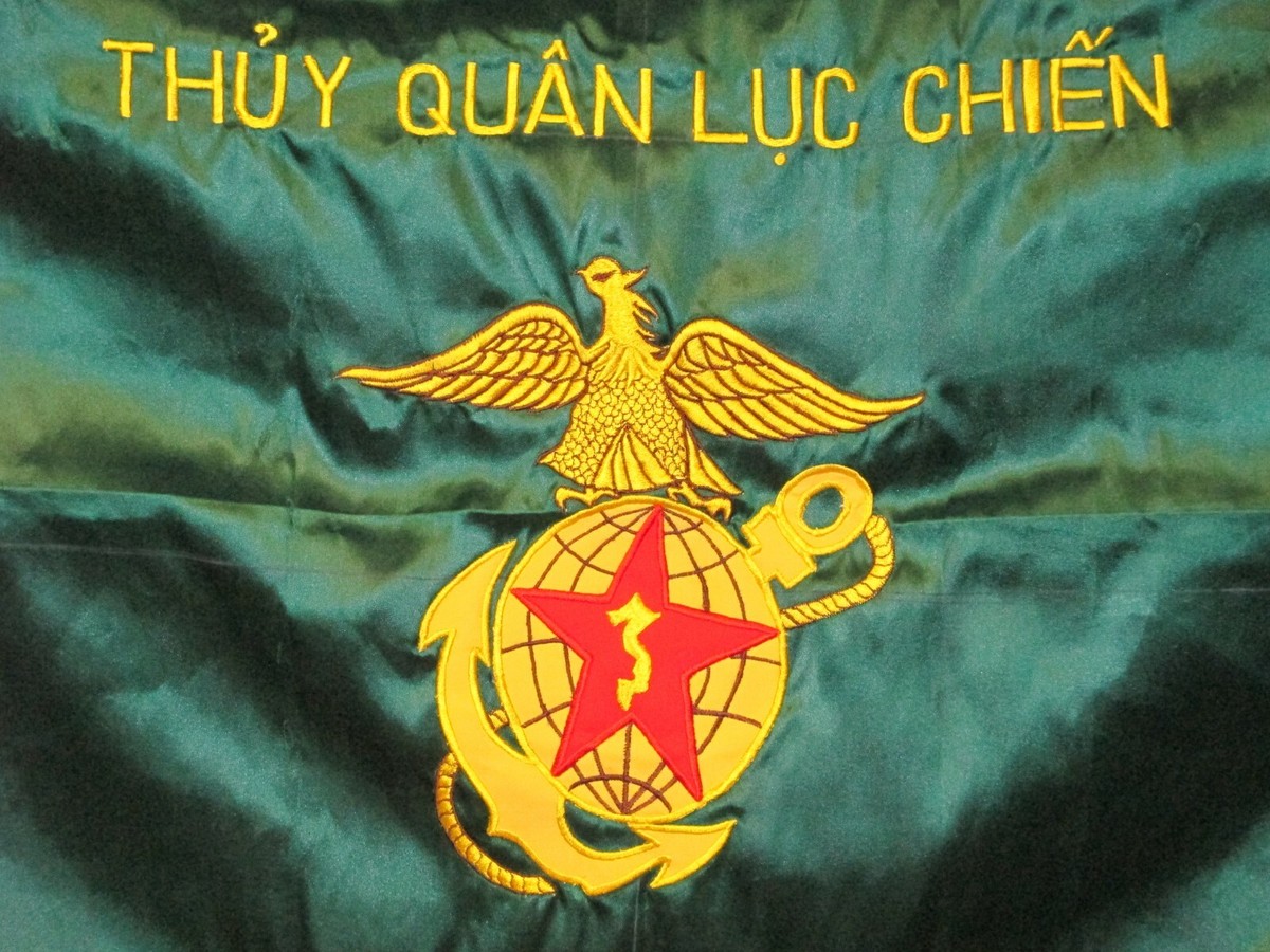 flag1214 Vietnam RVN Marine TQLC Thuy Quan Luc Chien Manh Nhu Song