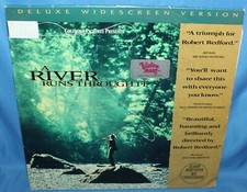 A RIVER RUNS THROUGH IT 1993 COLUMBIA TRISTAR HOME VIDEO 2 LASER DISC SET