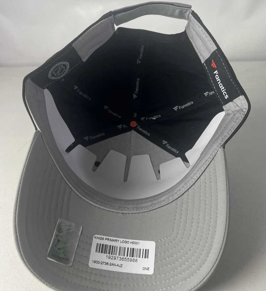 NUEVO Gorra Gorra Los Angeles Kings Logo Icónico Correa LA Ajustable NHL Fanáticos Foto 4 de 4