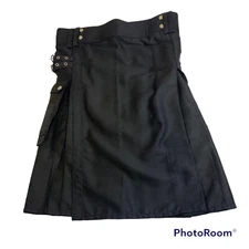 Workman Style Kilt Cargo Pocket Cotton Blend 24 in Length GREAT CONDITION Sz 32