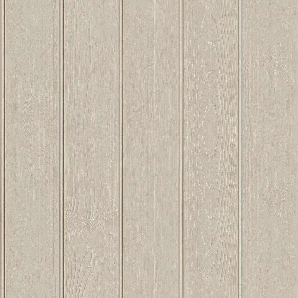 ** SAMPLE Belgravia Beaded Wood Beige Wallpaper (53x53) - Image 4