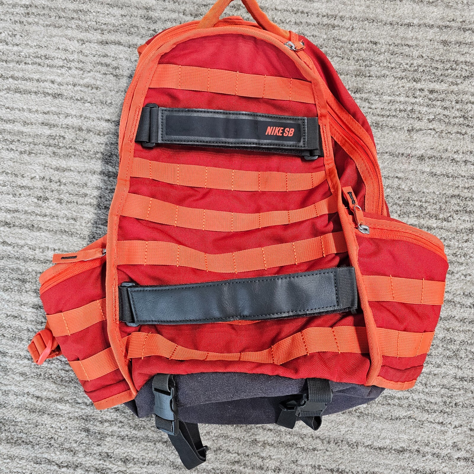 Nike SB RPM Skate Backpack in Red Orange Black