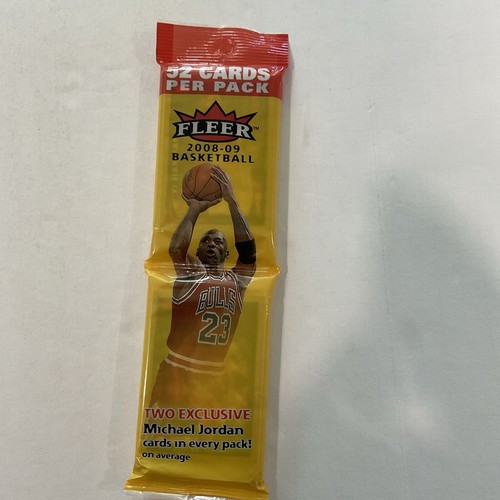 2008-09 Fleer Rack Pack HOF Michael Jordon in mostra sul retro!!!! ️ *2 - Foto 3 di 4