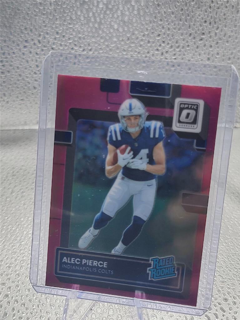 2022 Donruss Optic Football ALEC PIERCE RC Rated Rookie #221 PINK Colts