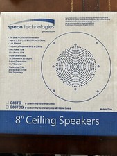speco technologies 8 inch ceiling speaker