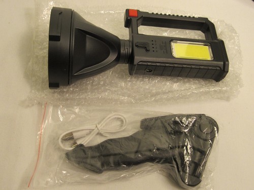 Lámpara de mano recargable de carga deslumbrante linterna con trípode, 4 modos NUEVO - Imagen 3 de 3