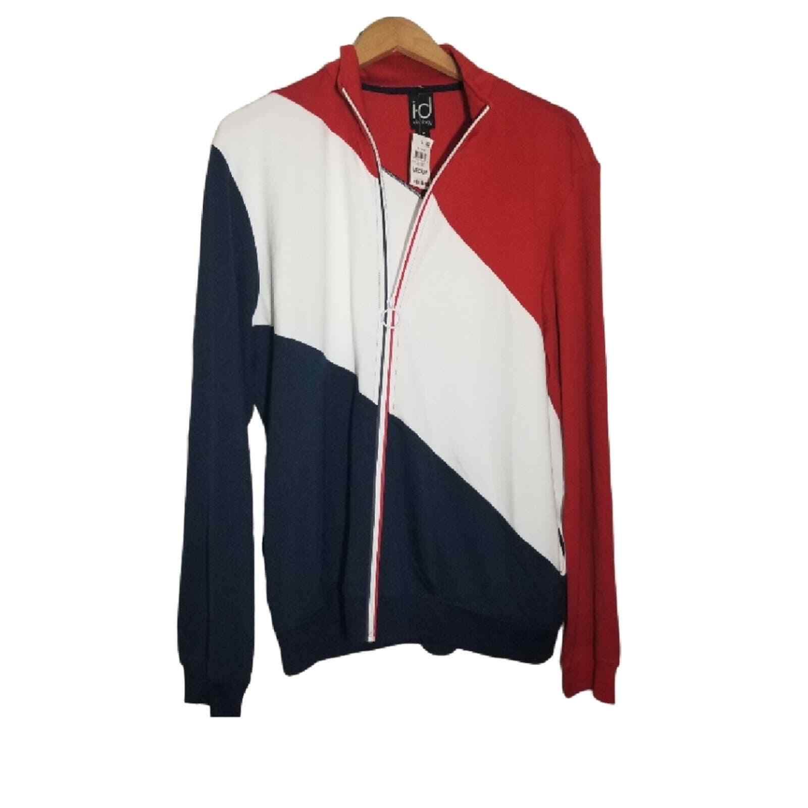 NWT ID Ideology Men's RegularFit Colorblocked Track Jacket Size medium