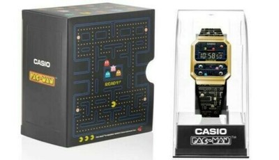 Casio Pacman nuovo A100wepc-1ber Edizione Limitata | eBay