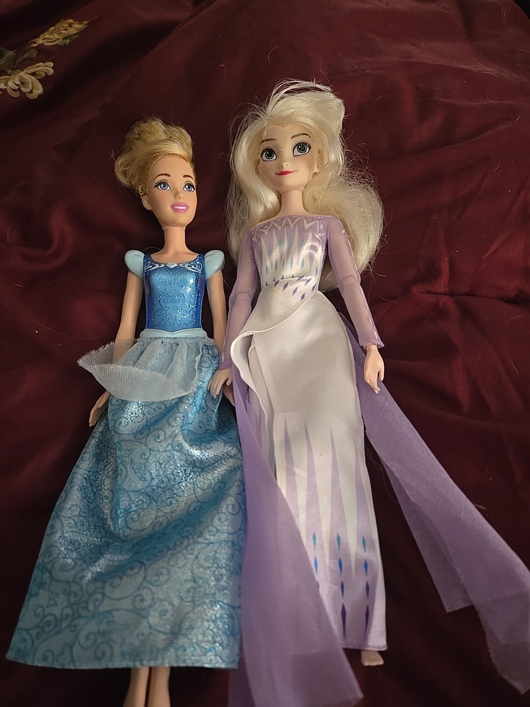 2 Disney Princess Barbies